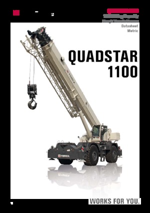 Engebeli Arazi Vinçleri TEREX CRANES Quadstar 1100