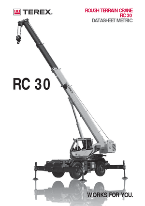 Engebeli Arazi Vinçleri Terex Bendini RC 30 (4x4x4)