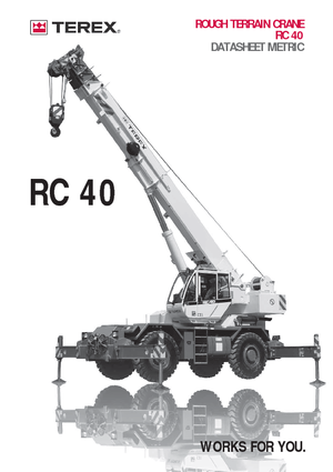 Rough-terrain Cranes Terex Bendini RC 40 (4x4x4)