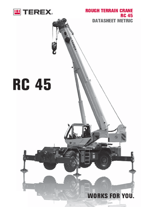 Rough-terrain Cranes Terex Bendini RC 45 (4x4x4)