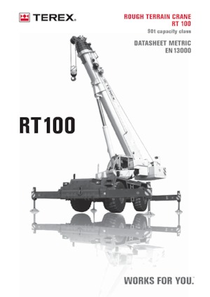 Rough-terrain Cranes TEREX CRANES RT 100