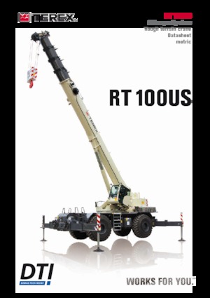 Rough-terrain Cranes TEREX CRANES RT 100US