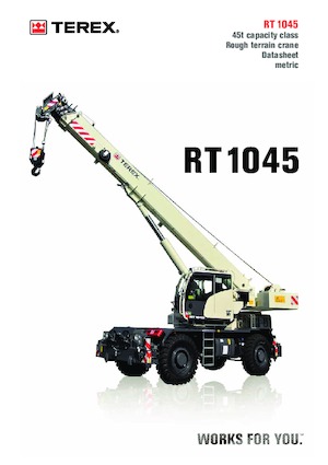 Engebeli Arazi Vinçleri TEREX CRANES RT 1045