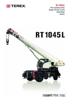 Rough-terrain Cranes TEREX CRANES RT 1045L