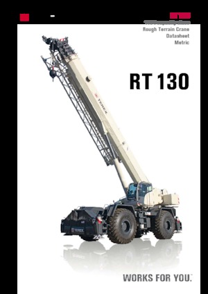 Rough-terrain Cranes TEREX CRANES RT 130