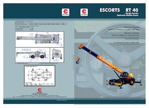Rough-terrain Cranes Escorts RT-40