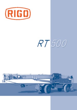 Engebeli Arazi Vinçleri RIGO RT 500