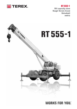 Engebeli Arazi Vinçleri Terex Bendini RT 555-1