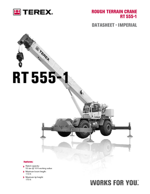 Engebeli Arazi Vinçleri Terex Bendini RT 555-1