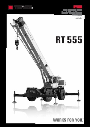Rough-terrain Cranes TEREX CRANES RT 555