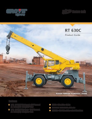Rough-terrain Cranes Til RT 630C