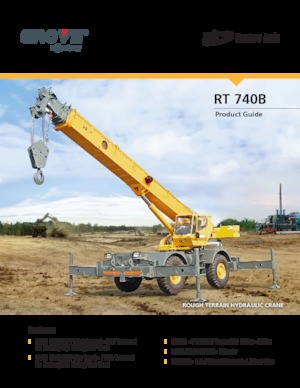 Rough-terrain Cranes Til RT 740B
