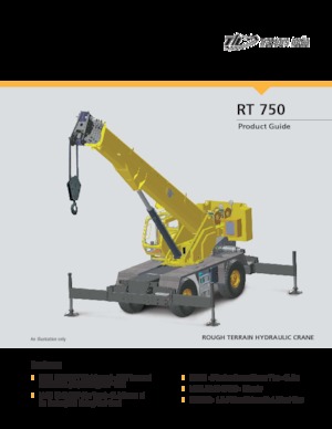 Rough-terrain Cranes Til RT 750