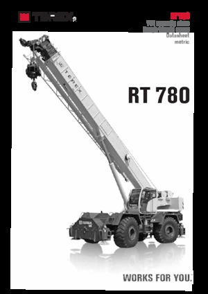 Rough-terrain Cranes TEREX CRANES RT 780