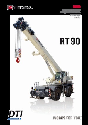 Rough-terrain Cranes TEREX CRANES RT 90