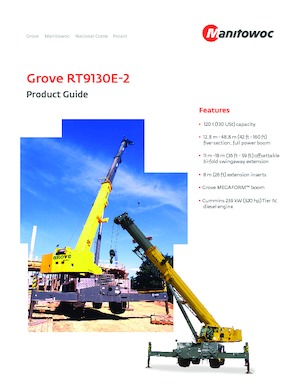 Engebeli Arazi Vinçleri Grove RT9130E-2