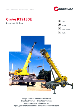 Rough-terrain Cranes Grove RT 9130 E (4x4x4)
