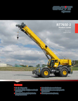 Engebeli Arazi Vinçleri Grove RT765E-2