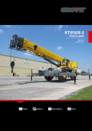Rough-terrain Cranes Grove RT9130E-2
