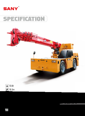 Rough-terrain Cranes Sany SIC130