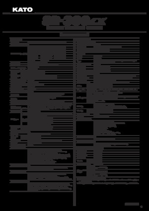 Engebeli Arazi Vinçleri Kato SR-300 LX