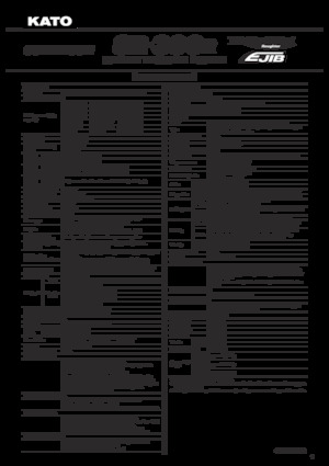 Rough-terrain Cranes Kato SR-300 R