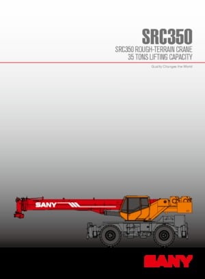 Rough-terrain Cranes Sany SRC350