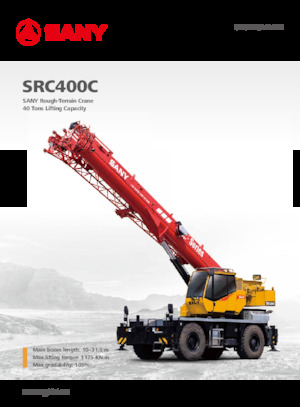 Engebeli Arazi Vinçleri Sany SRC400C