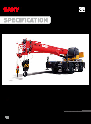 Rough-terrain Cranes Sany SRC400T