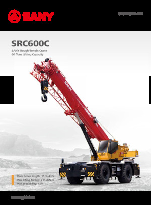 Rough-terrain Cranes Sany SRC600C