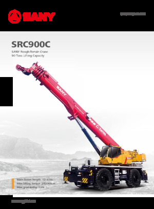 Rough-terrain Cranes Sany SRC900C