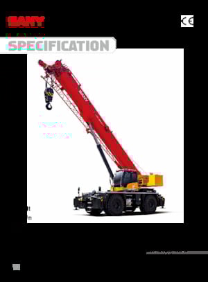 Rough-terrain Cranes Sany SRC900T