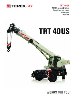 Engebeli Arazi Vinçleri TEREX CRANES TRT 40US
