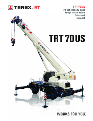Rough-terrain Cranes TEREX CRANES TRT 70US