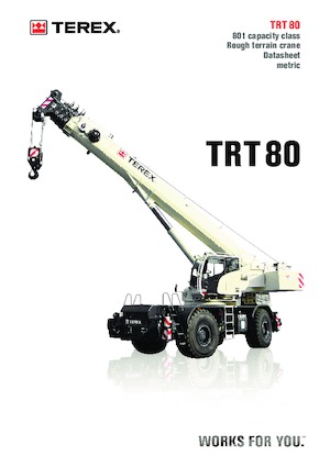 Engebeli Arazi Vinçleri TEREX CRANES TRT 80