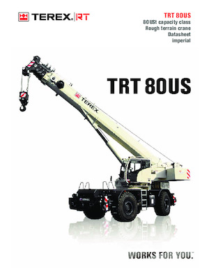 Rough-terrain Cranes TEREX CRANES TRT 80US