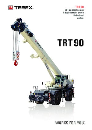 Rough-terrain Cranes TEREX CRANES TRT 90