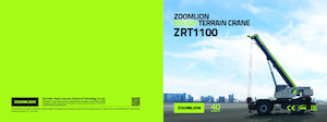 Rough-terrain Cranes Zoomlion ZRT1100