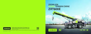 Rough-terrain Cranes Zoomlion ZRT600E