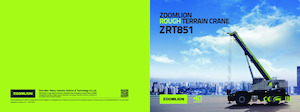 Engebeli Arazi Vinçleri Zoomlion ZRT851E