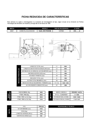 Rough Terrain Forklifts Mast Explorer H 20 DL