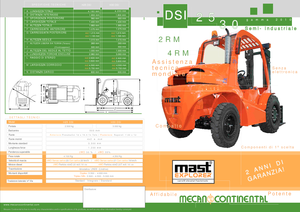 Rough terrain forkliftler Mast Explorer H 30 DA