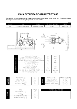 Rough terrain forkliftler Mast Explorer H 50 DA