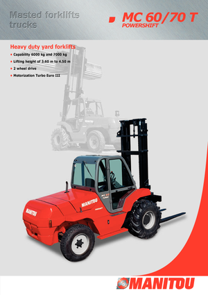 Rough Terrain Forklifts Manitou MC 70 PS