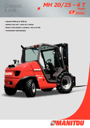 Rough Terrain Forklifts Manitou MH 25-4T Buggie