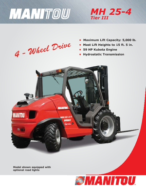 Rough Terrain Forklifts Manitou MH 25-4T Buggie