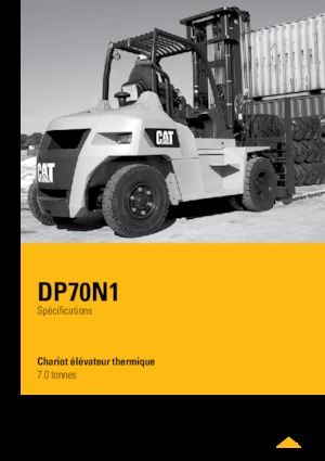 Ön forkliftler dizel Caterpillar DP70N1