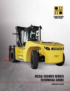 Rough Terrain Forklifts Hyster H550HDS