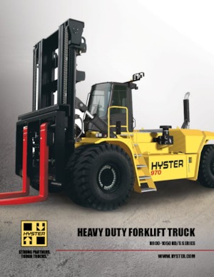 Rough Terrain Forklifts Hyster H970HD