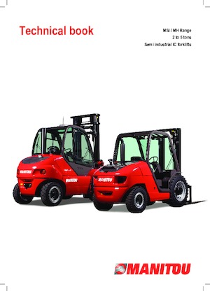 Rough Terrain Forklifts Manitou MSI 25 T
